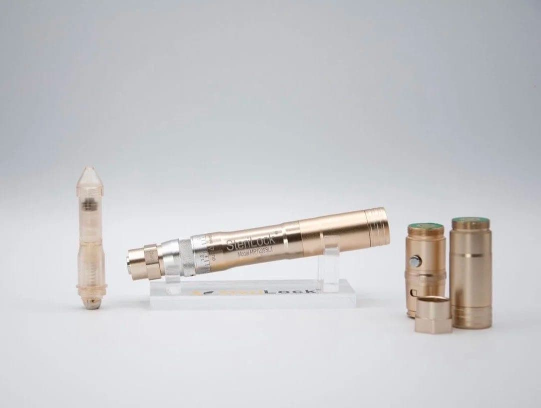 SkinStylus microneedling pen and sterile cartridges used at Skin Study Med Spa in Plano, TX